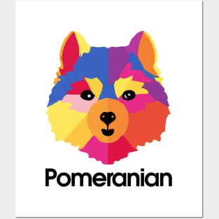 Pomeranian Pop Art Dog Owner Vintage Funny Retro Posters and Art